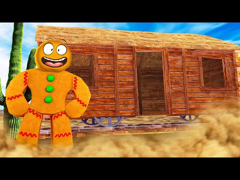 Видео: ПРОЕХАЛ ДО МЕКСИКИ НА ДОМЕ НА КОЛЁСАХ МЁРТВЫЕ РЕЛЬСЫ / Dead Rails в Роблокс