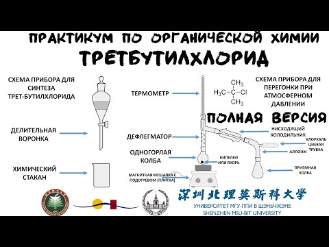 Видео: Третбутилхлорид. Практикум по органической химии | полная версия