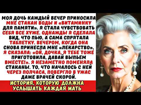 Видео: Дочь подсунула мне таблетку «Выпей, мама, для памяти». Но она не знала, что я…