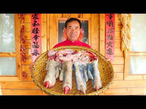 Видео: Особый рецепт гигантских страусиных когтей! Тушеные с сухожилиями, лучший суп!| Дядя Сельский Гурман