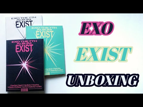 Видео: EXO "EXIST" UNBOXING. EXO REVIEW. РАСПАКОВКА АЛЬБОМОВ ЭКСО. ВИЗГ, ПИСК ОР 😆