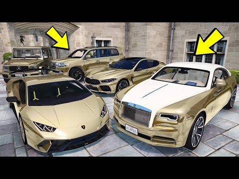 Видео: УГНАЛ КУЧУ ЗОЛОТЫХ ЧИТ ТАЧЕК ЗА 180 СЕКУНД! БИТВА ВОРОВ ГТА 5! ОБЗОР МОДА В GTA 5!