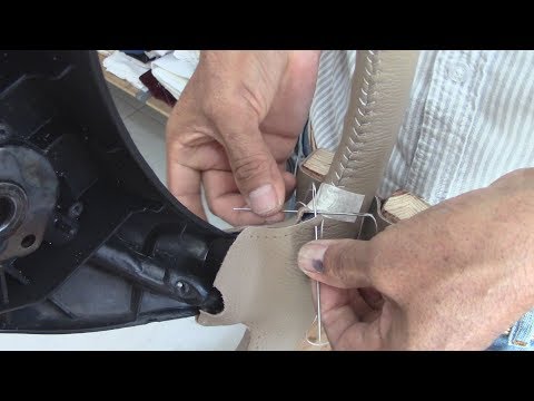 Видео: Чем покрыть двухспицевый руль автомобиля - Автомобильная обивка