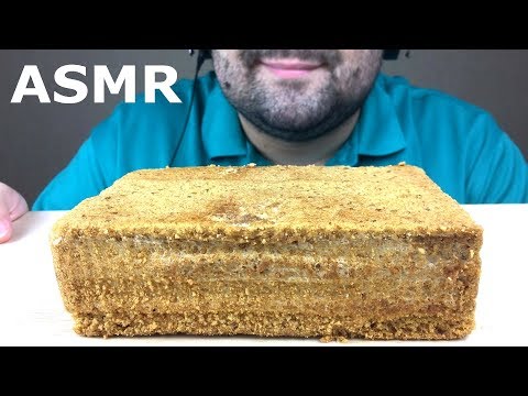 Видео: АСМР медовый торт. Медовик (Итинг, Поедание) МУКБАНГ *Звуки еды*