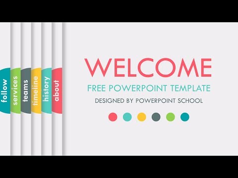 Видео: Бесплатный шаблон анимированного слайда PowerPoint
