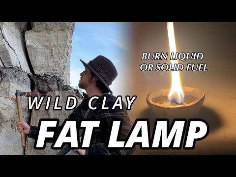 Видео: Изготовление древних ламп из земли | Полное руководство по примитивному гончарному делу