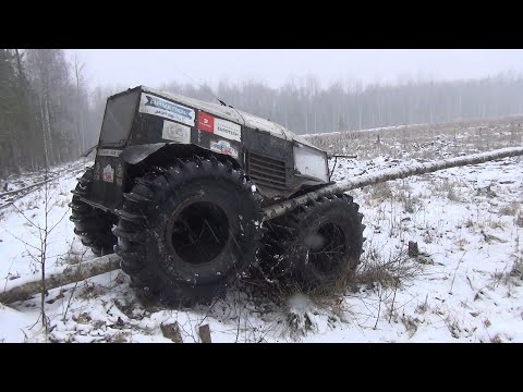Видео: На вездеходе Алексея Гарагашьяна по болотам Ленинградской области. Часть2