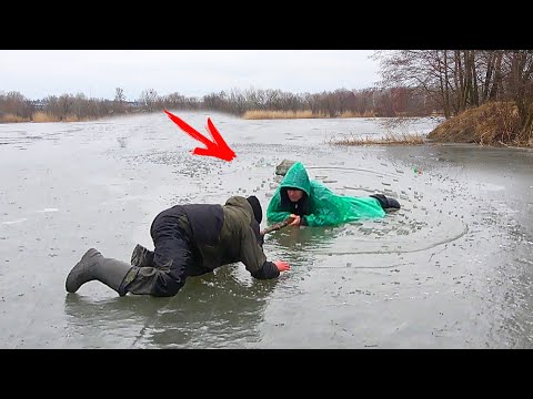 Видео: ПРОВАЛИЛСЯ под ЛЁД!!! СПАСЕНИЕ из ЛЕДЯНОЙ ЛОВУШКИ!!! РЫБАЛКА на ПОПЛАВОК ВЕСНОЙ