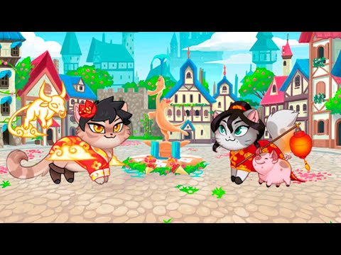 Видео: Покупаем КИТАЙСКИХ КОТИКОВ в Castle Cats