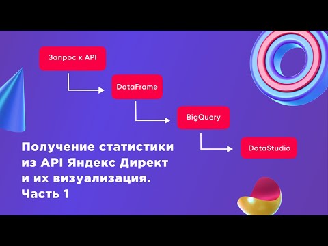 Видео: Получение статистики из API Яндекс Директ и их визуализация. Часть 1 / инструкция от Bquadro