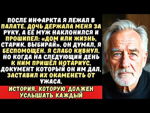 Видео: Подпиши дарственную или мы отключим аппарат! — прошептал зять, пока дочь держала мою руку в больнице