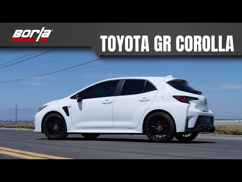 Видео: Выхлоп Borla для Toyota GR Corolla 2023+ года выпуска