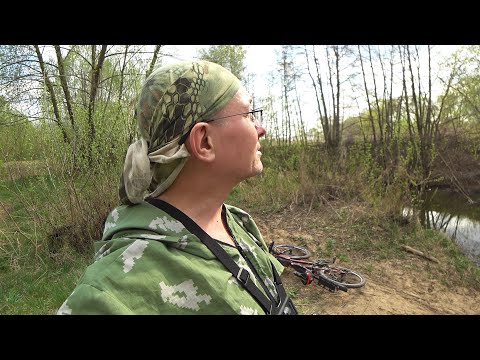 Видео: Душевный поход. Велик, речка, рыбалка, еда на костре
