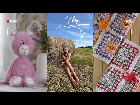 Видео: Влог вязальный | новая пряжа для амигуруми | готовые работы | чтиво | прогулки по Петербургу 