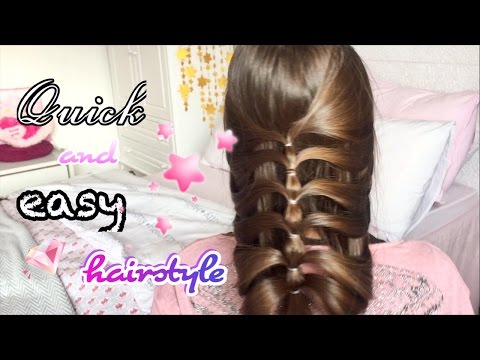 Видео: 2 МИНУТНА ПРИЧЕСКА/Quick and easy hairstyle/Ерика Думбова/Erika Doumbova