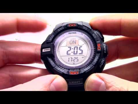 Видео: Casio ProTrek PRG-270-1E [PRG-270-1ER] - Инструкция, как настроить