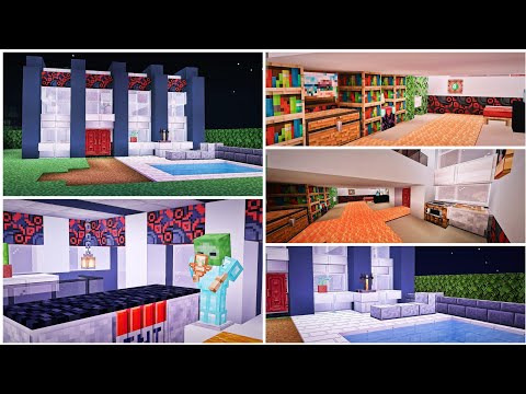 Видео: Роскошный дом с бассейном в Minecraft! 🔥 Построил мечту!