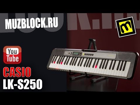 Видео: CASIO LK-S250 - обзор синтезатора с подсветкой клавиш