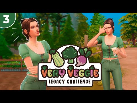 Видео: УЖАСНОЕ СВИДАНИЕ, НО ОТЛИЧНЫЕ ПРОДАЖИ 🥦 | Very Veggie Legacy #3 | The Sims 4