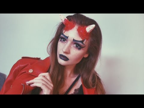 Видео: Devil makeup Halloween 2018 | Макияж на Хэллоуин | Дьяволица