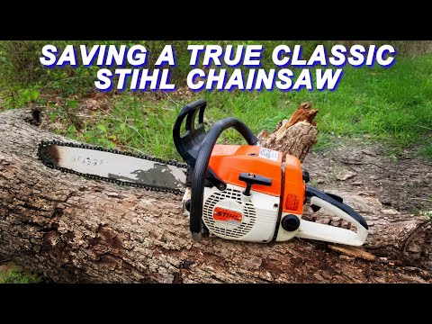 Видео: Заставляем старую бензопилу Stihl 024 AV снова работать