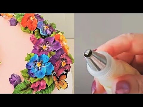 Видео: 😍торты НЕВЕРОЯТНОЙ👍 КРАСОТЫ 🌺🌺🌺