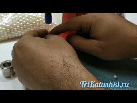 Видео: Если есть  проблемы по установке жемчуга