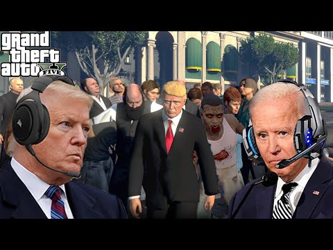 Видео: Президенты США переживают зомби-апокалипсис в GTA 5