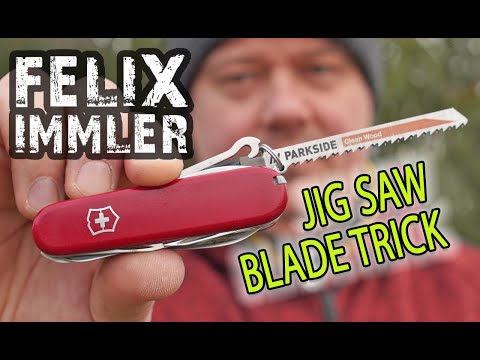 Видео: лезвие пилы? Нет проблем! Как добавить пилу к швейцарскому армейскому ножу