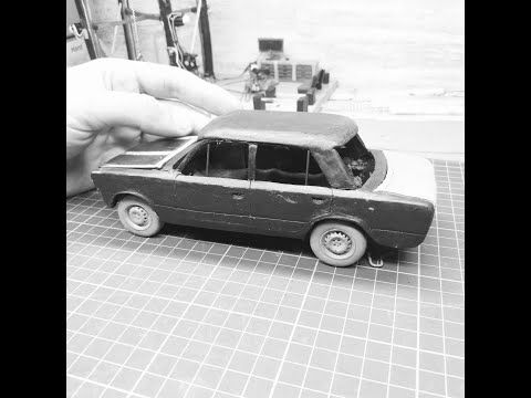 Видео: Як зліпити автомобіль ВАЗ-2103 із пластиліну,частина 2/car modeling