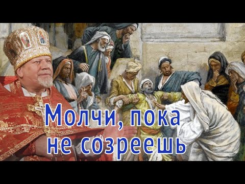 Видео: Молчи, пока не созреешь. Проповедь священника Георгия Полякова.