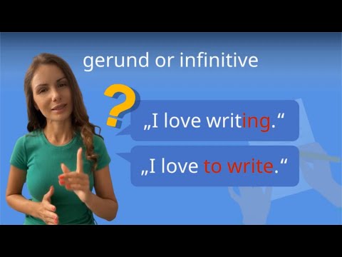 Видео: Как ПРОСТО различить Герундий от Инфинитива? GERUND or INFINITIVE : все, что нужно знать начинающим