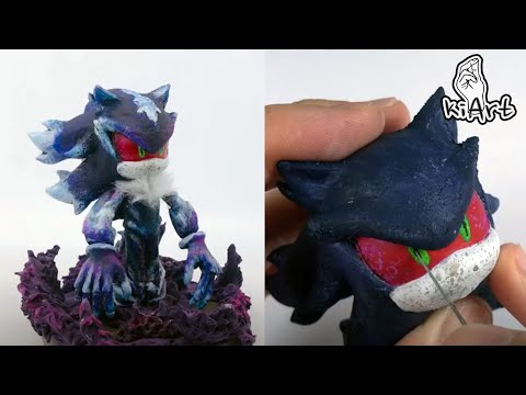 Видео: Создайте Мефилеса Темного с помощью глины / SONIC the Hedgehog / Clay Art [kiArt]