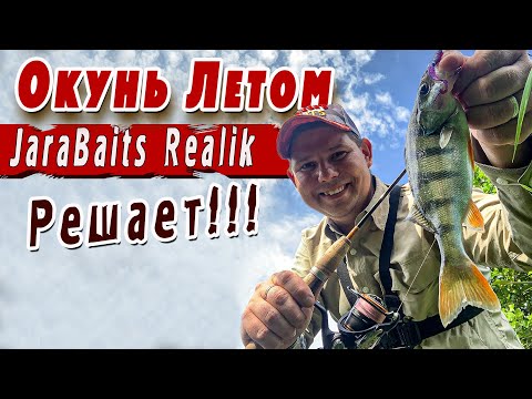 Видео: Окунь Летом | Ловля окуня на джиг | Jara Baits