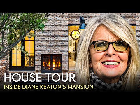 Видео: Дайан Китон | Экскурсия по дому | Особняк в Брентвуде стоимостью 5 миллионов долларов и многое др...