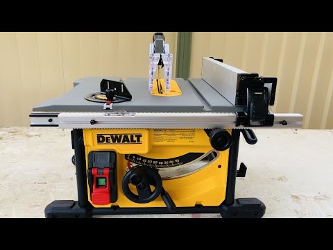 Видео: Настольная пила DEWALT DWE7485 — распаковка/обзор.