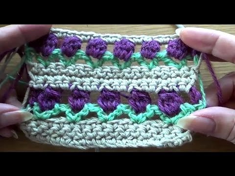 Видео: Узоры крючком. Цветочная поляна