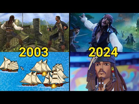 Видео: Эволюция игр «Пираты Карибского моря» (2003–2024)