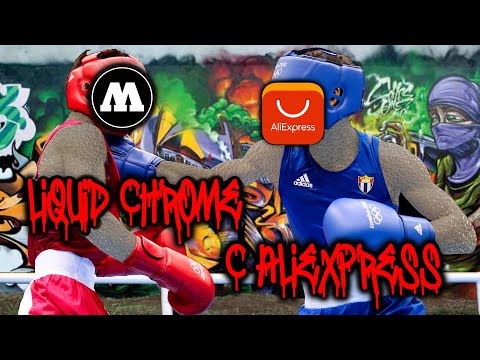 Видео: Маркер хром с али vs Molotow Liquid Chrome