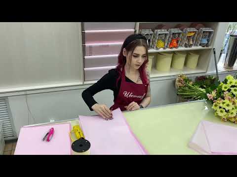 Видео: Круглый сборный букет