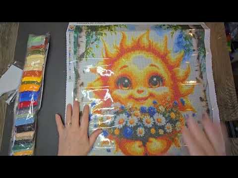 Видео: Распаковка новой алмазной картины Coodeals