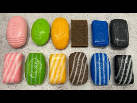 Видео: ASMR soap/ Dry soap cutting 💛💚🤎💙🖤🩷/ Резка сухого мыла «мыльные братья»