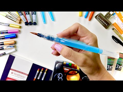 Видео: АРТ-НАБОР! Пробуем НОВЫЕ художественные принадлежности + полезные советы