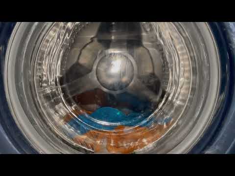 Видео: стирка полотенец. хлопок 60*с,600 об/мин