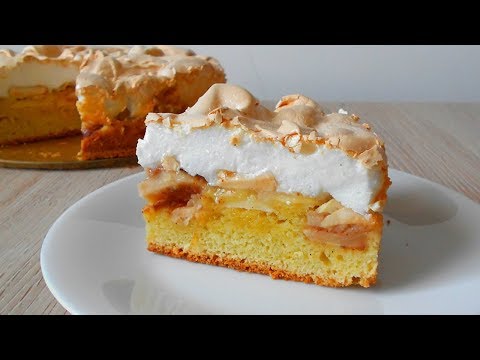 Видео: Пирог с яблоками и меренгой .Вкуснейший яблочный десерт!