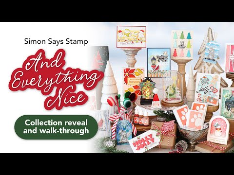 Видео: Внутри магии! ❄️ Подробнее о коллекции Simon Says Stamp's And Everything Nice