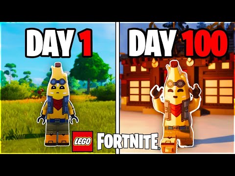 Видео: 100 дней выживания в LEGO Fortnite