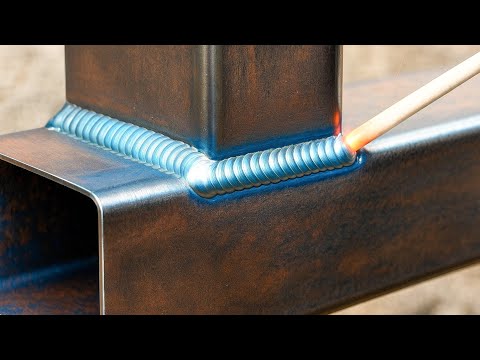 Видео: Миллионы сварщиков редко говорят о двухслойной сварке тонкого квадратного железа.
