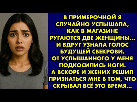 Видео: В примерочной я случайно услышала, как в магазине ругаются две женщины… И вдруг узнала голос