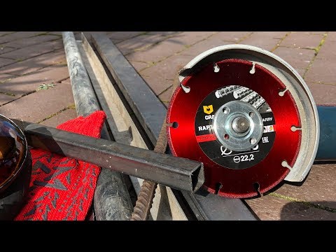 Видео: 500 резов одним отрезным кругом по металлу. Нереально крутой диск Raptor от GRAFF